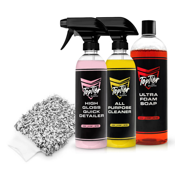 Essential Car Care Kit Top Tier Car Supplies